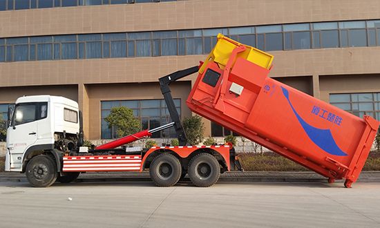 東風天龍車廂可卸式垃圾車